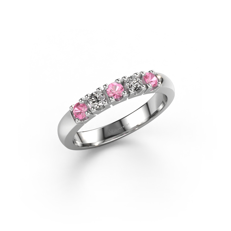 Bild von Ring Rianne 5 585 Weißgold Pink Saphir 2.7 mm