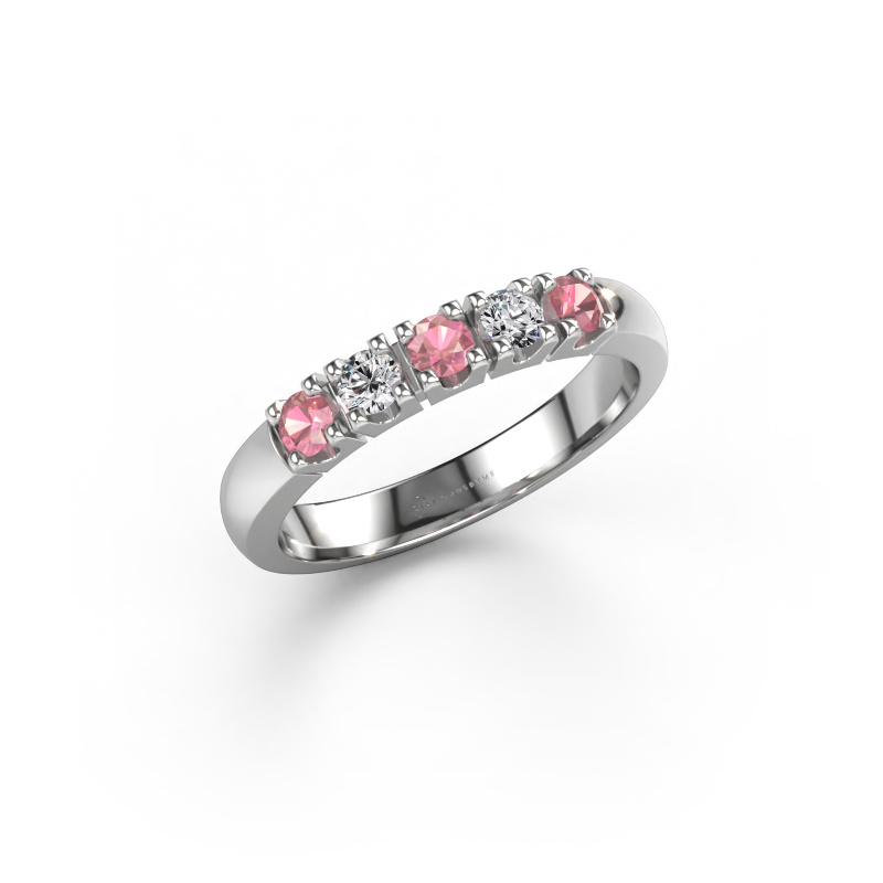 Image of Ring Rianne 5 950 platinum Tourmaline pink 2.7 mm
