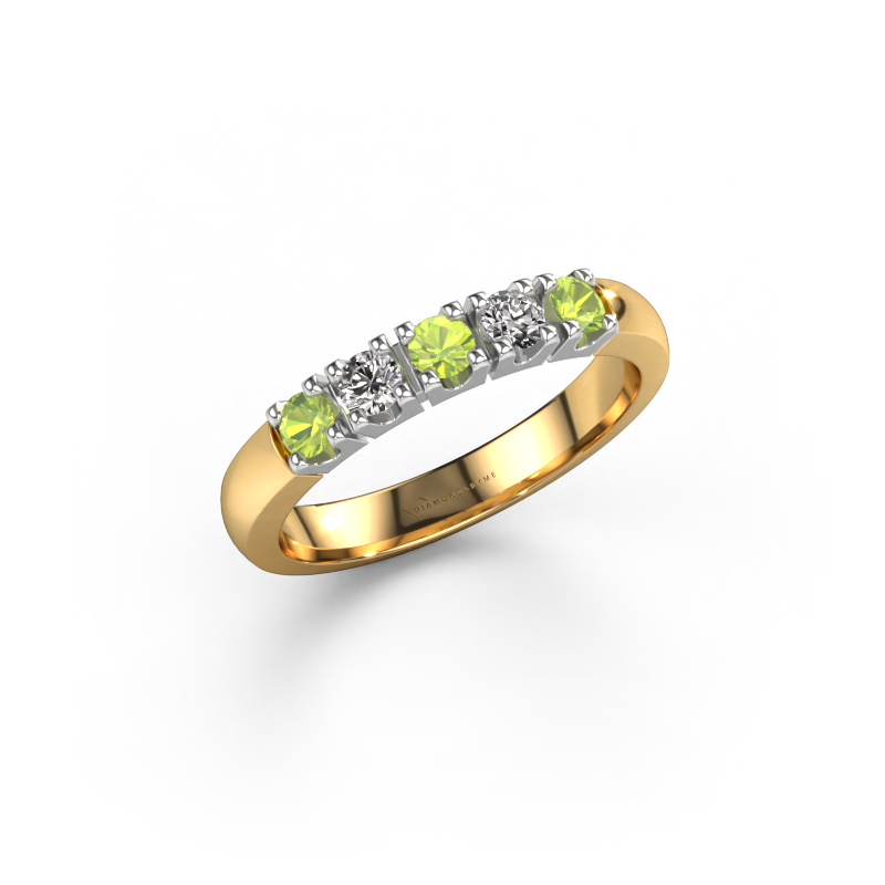 Image of Ring Rianne 5 585 gold Peridot 2.7 mm