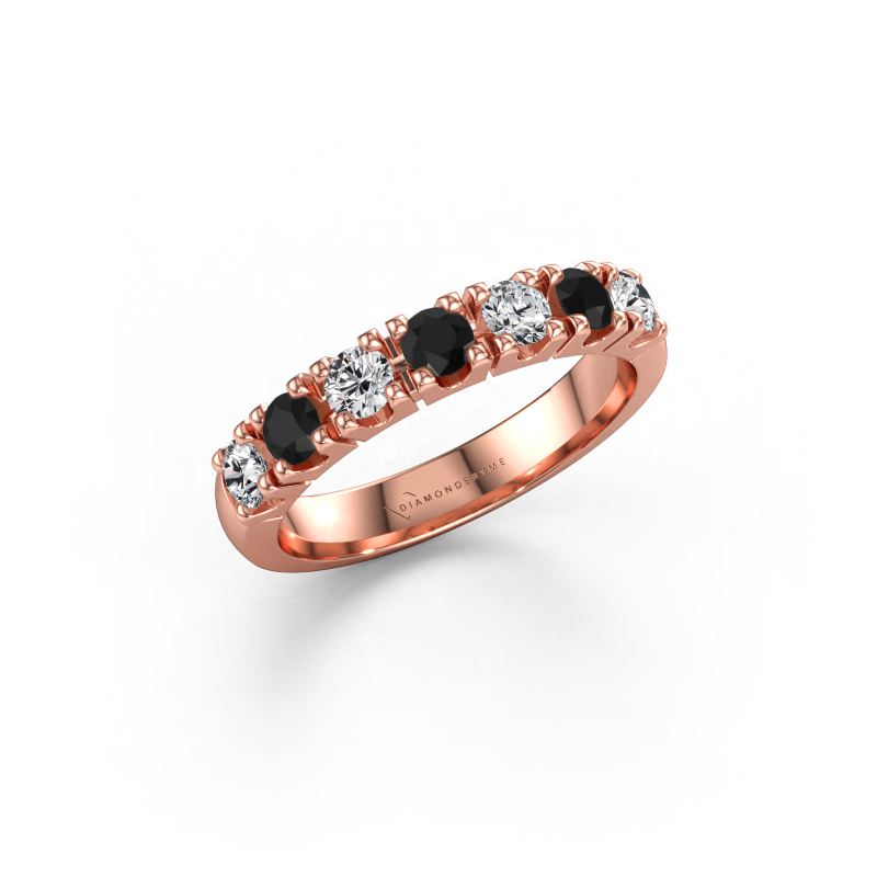 Bild av Ring Rianne 7 585 roséguld Svart diamant 0.76 crt