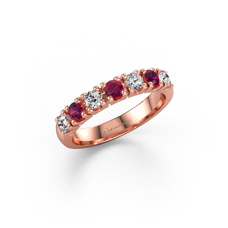 Bild av Ring Rianne 7 585 roséguld Rodolit 3 mm