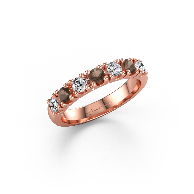 Bild av Ring Rianne 7 585 roséguld Rökkvarts 3 mm