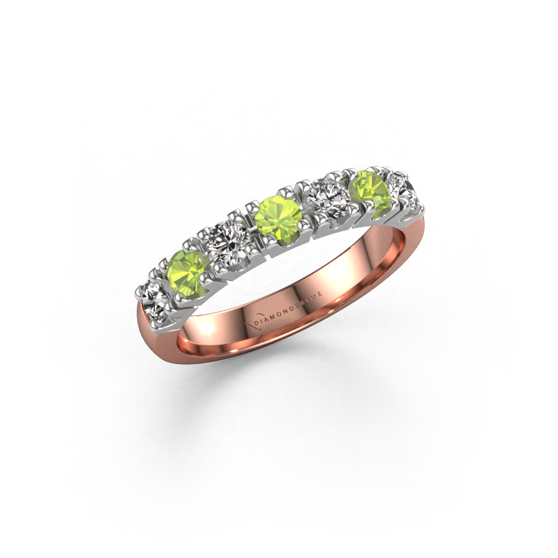 Bild von Ring Rianne 7 585 Roségold Peridot 3 mm