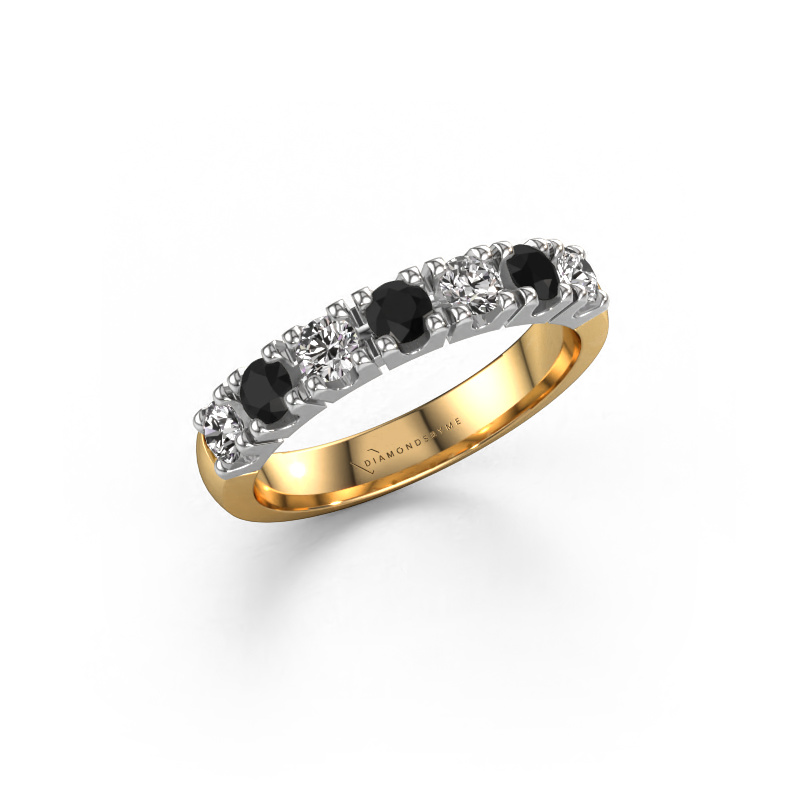 Image of Ring Rianne 7 585 gold Black diamond 0.76 crt