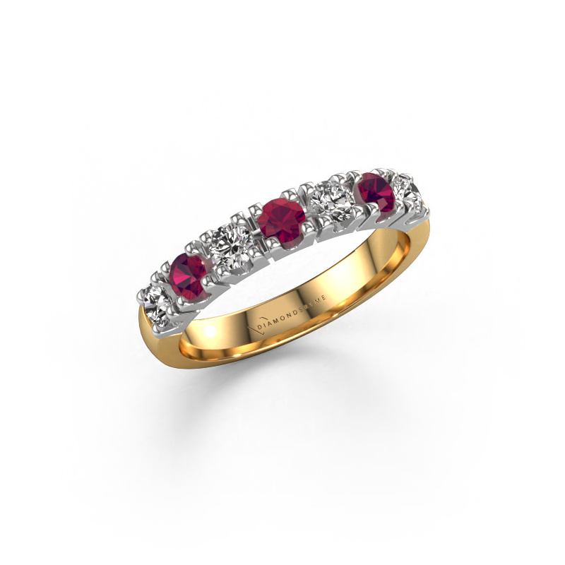 Image of Ring Rianne 7 585 gold Rhodolite 3 mm