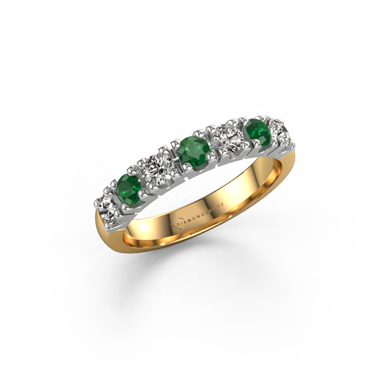 Image of Ring Rianne 7 585 gold Emerald 3 mm