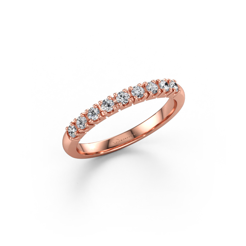 Immagine di Anello Rianne 9 585 oro rosa Diamante 0.27 crt