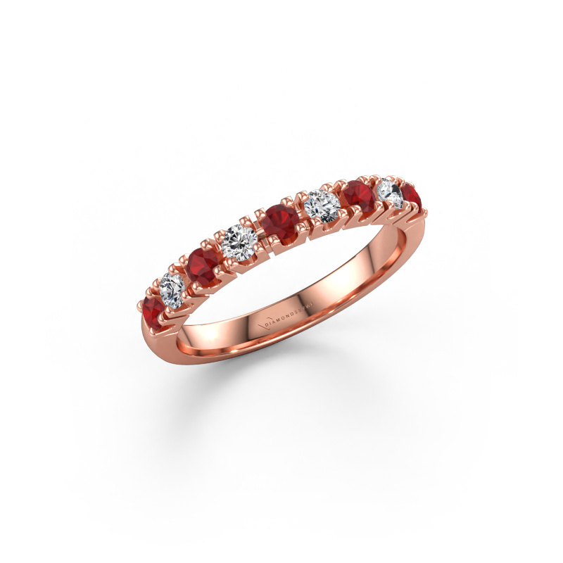 Bild av Ring Rianne 9 585 roséguld Rubin 2.4 mm