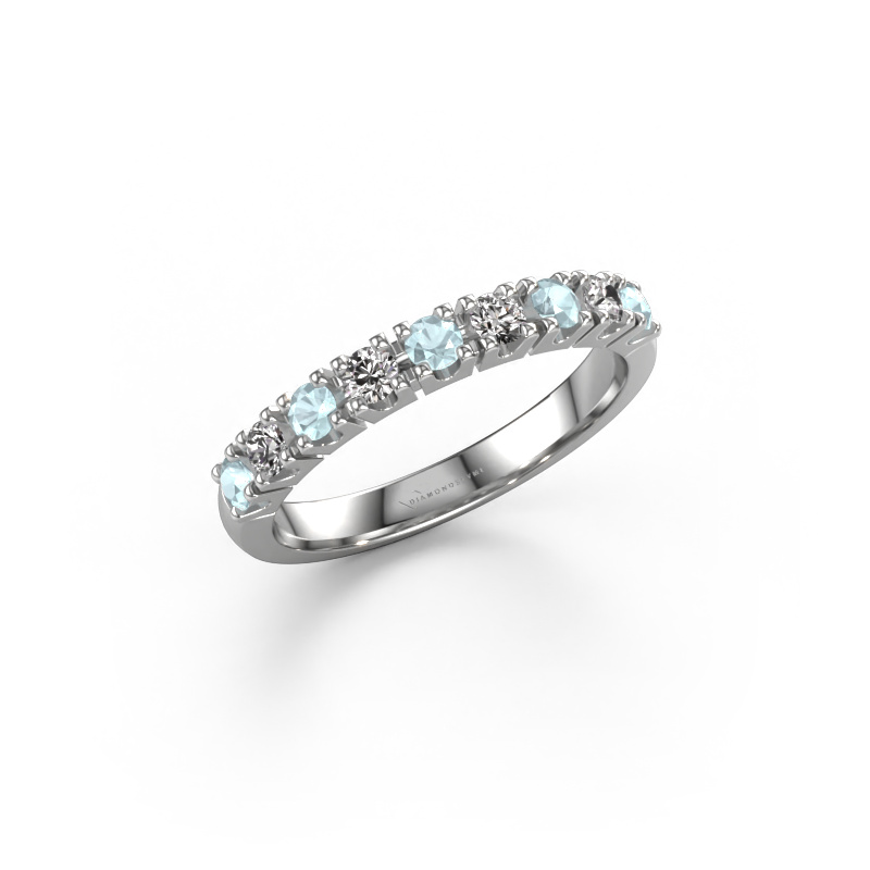 Image of Ring Rianne 9 950 platinum Aquamarine 2.4 mm