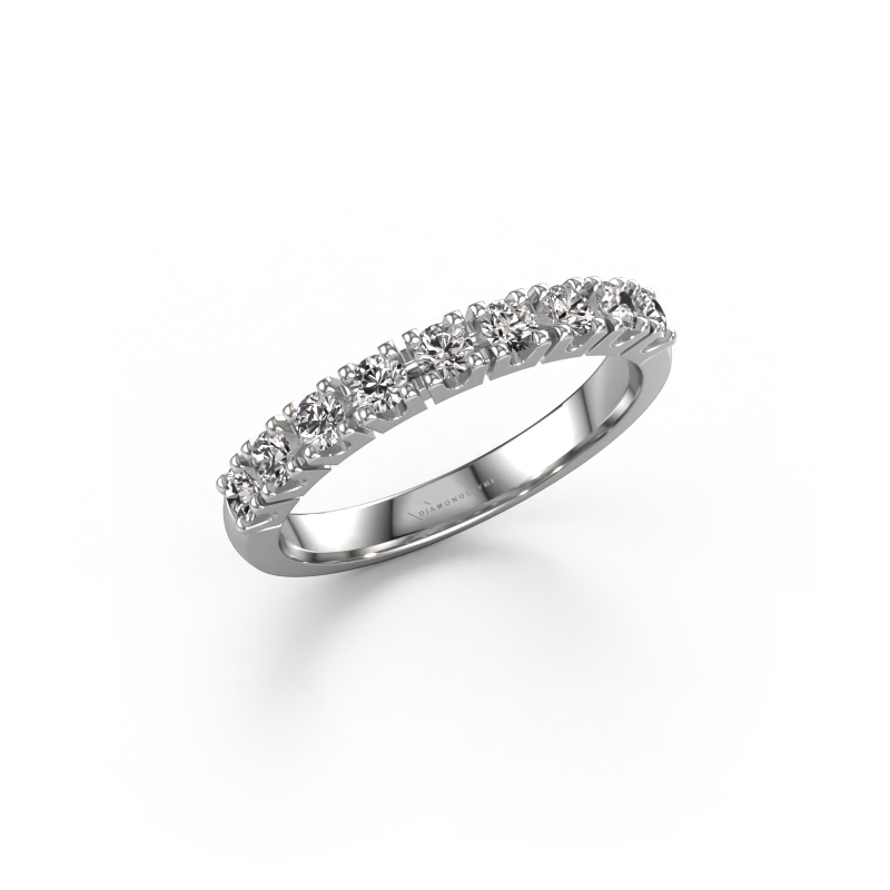 Image de Bague Rianne 9 950 platine Zircone 2.4 mm