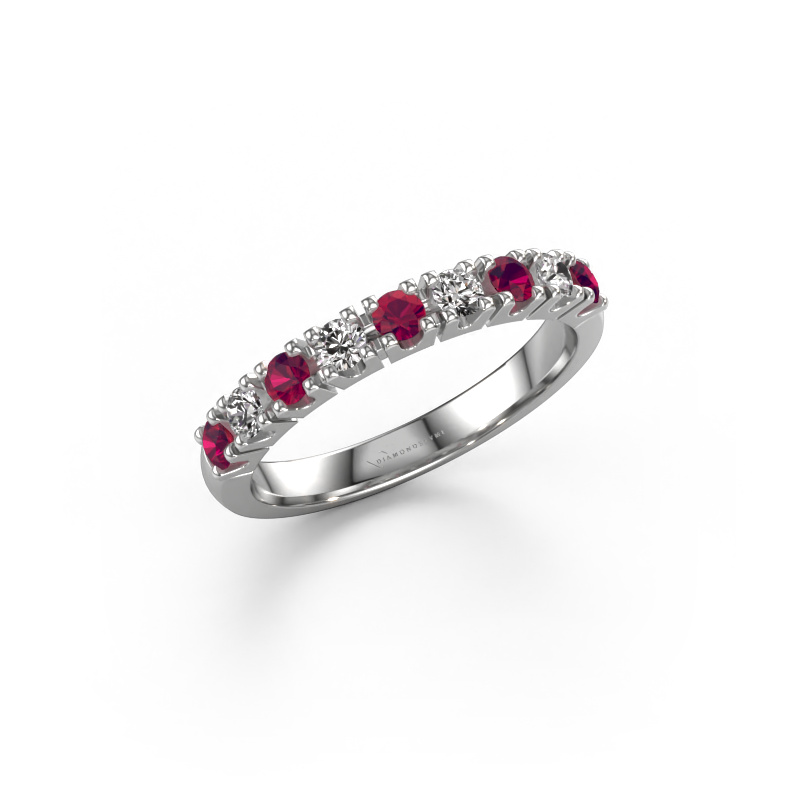 Bild von Ring Rianne 9 950 Platin Rhodolit 2.4 mm
