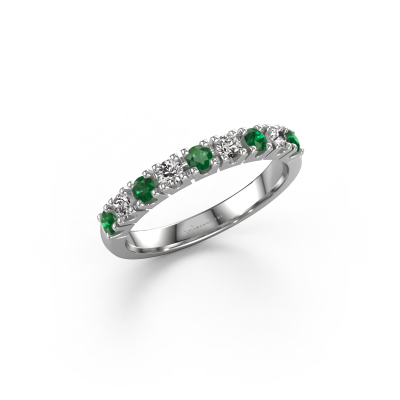 Image of Ring Rianne 9 950 platinum Emerald 2.4 mm
