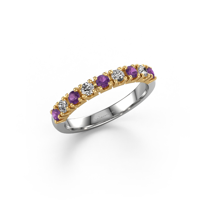 Bild von Ring Rianne 9 585 Weißgold Amethyst 2.4 mm