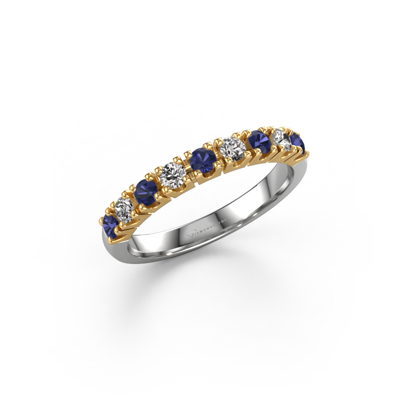Image of Ring Rianne 9 585 white gold Sapphire 2.4 mm