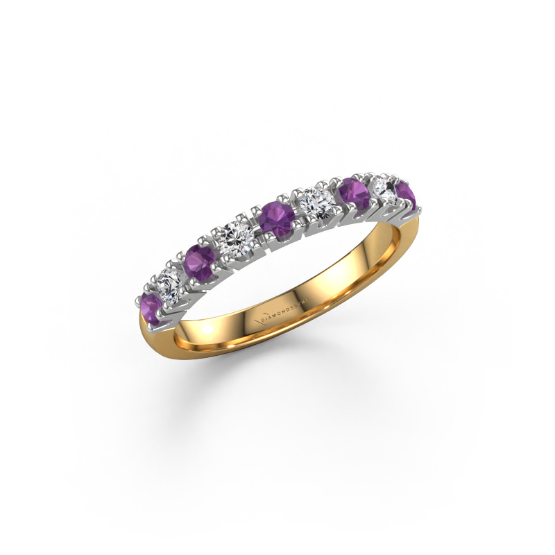 Image of Ring Rianne 9 585 gold Amethyst 2.4 mm