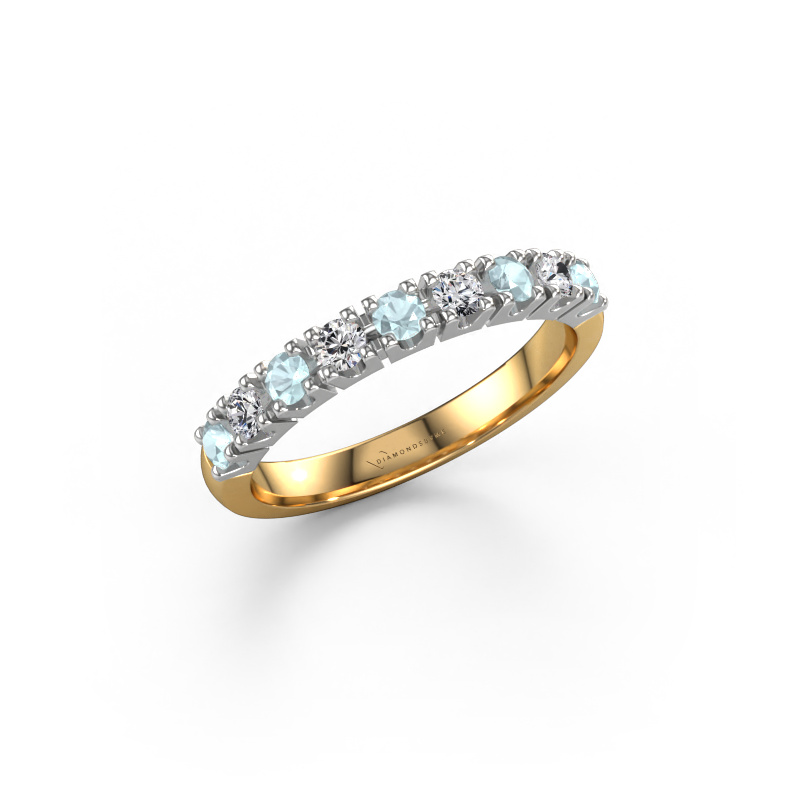 Bild von Ring Rianne 9 585 Gold Aquamarin 2.4 mm