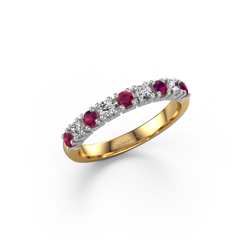 Bild von Ring Rianne 9 585 Gold Rhodolit 2.4 mm