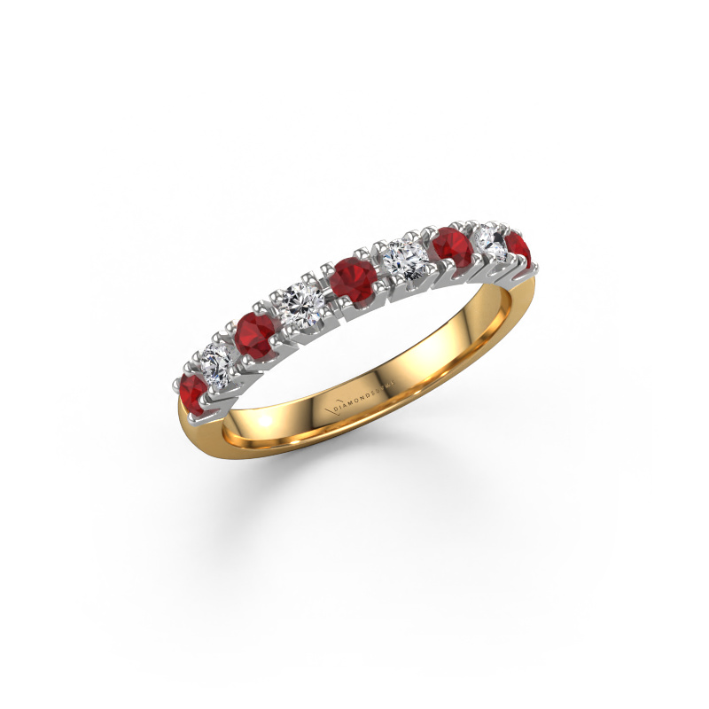 Afbeelding van Ring Rianne 9 585 goud Robijn 2.4 mm