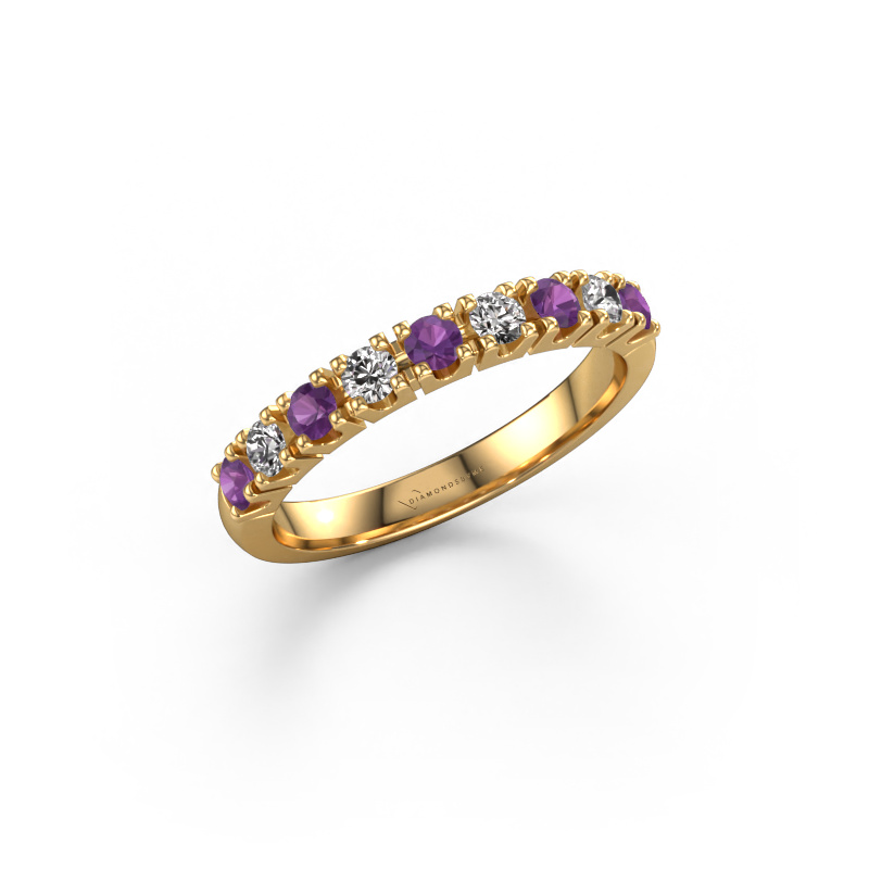 Image of Ring Rianne 9 585 gold Amethyst 2.4 mm