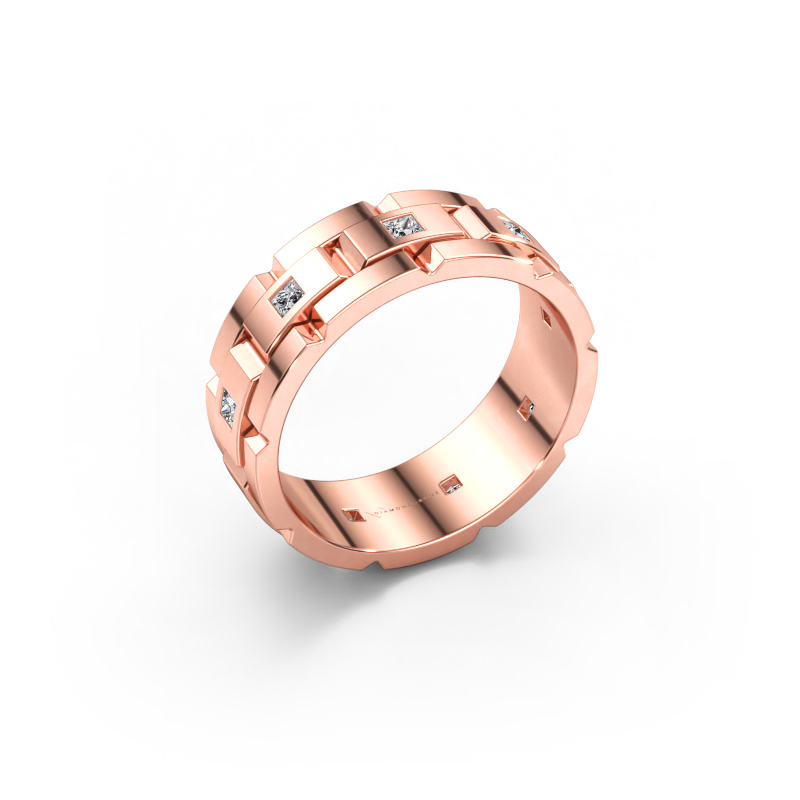 Bild av Herrring Ricardo 2 585 roséguld Diamant 0.45 crt
