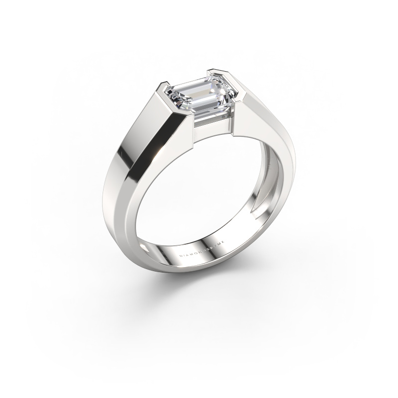 Image of Men's ring Rick 950 platinum Diamond 1.50 crt