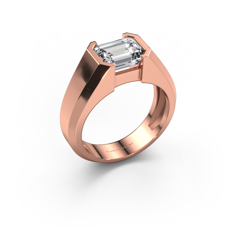 Image of Men's ring Rick 585 rose gold Diamond 2.50 crt