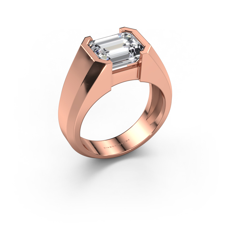 Afbeelding van Heren ring Rick 585 rosé goud Lab-grown diamant 3.50 crt