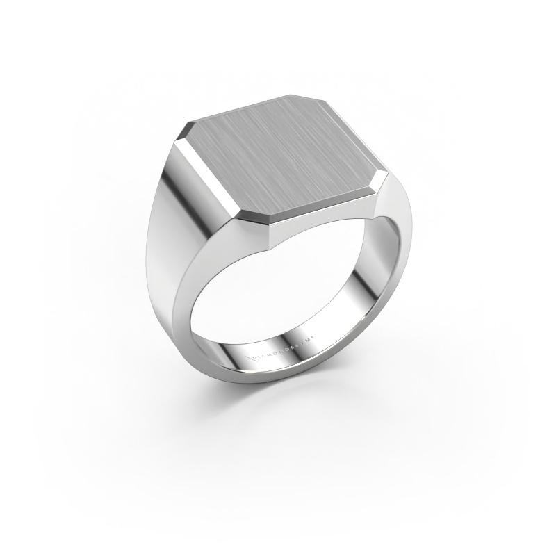 Image of Signet ring Abel 3 585 white gold