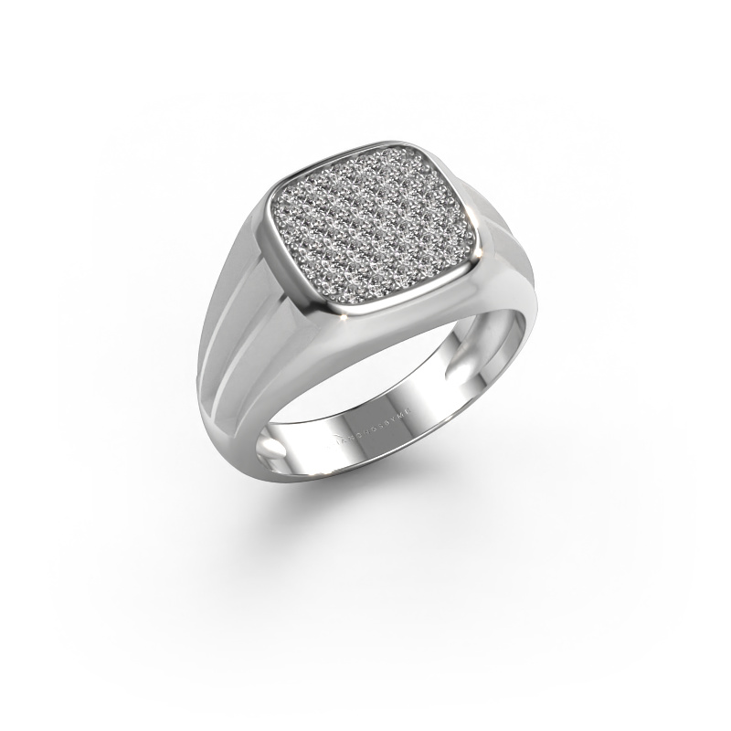 Image of Pinky ring Robbert 950 platinum Lab-grown diamond 0.558 crt