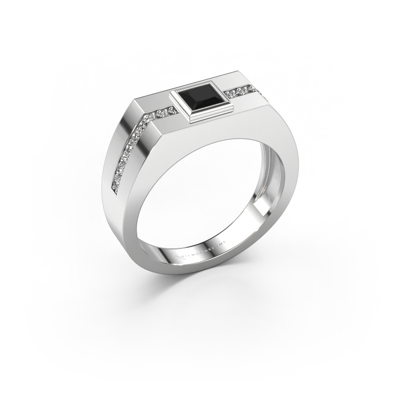 Image of Men's ring Robertus 2 950 platinum Black diamond 0.672 crt