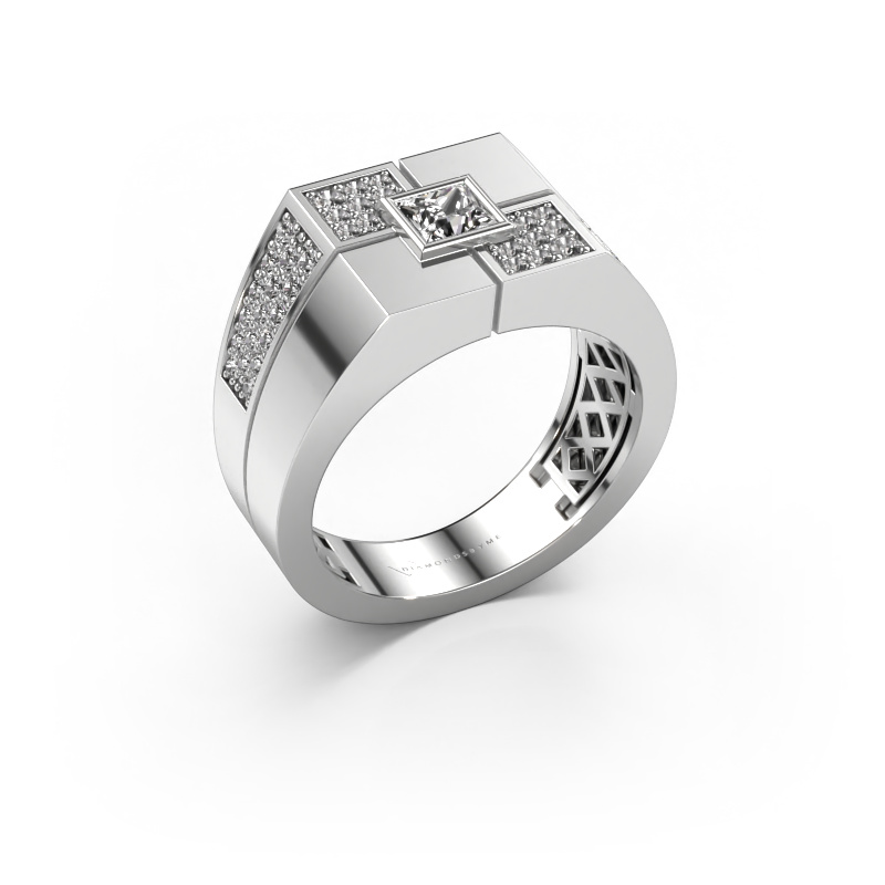 Image of Men's ring Rogier 950 platinum Diamond 0.922 crt