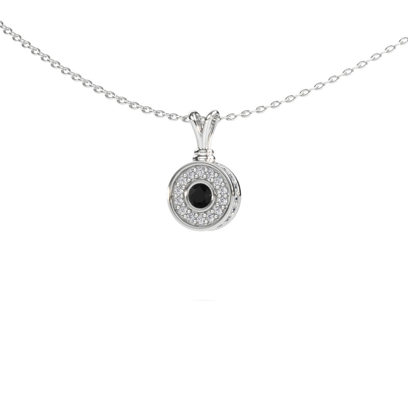 Immagine di Ciondolo Roos 585 oro bianco Diamante nero 0.321 crt