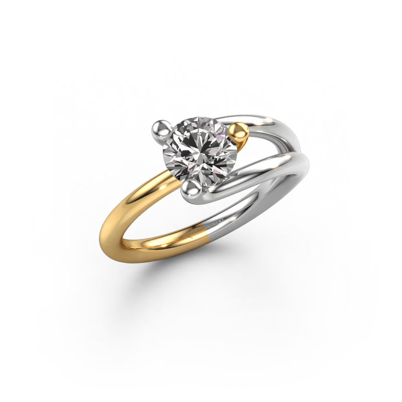 Afbeelding van Ring Roosmarijn 585 witgoud Diamant 1.00 crt