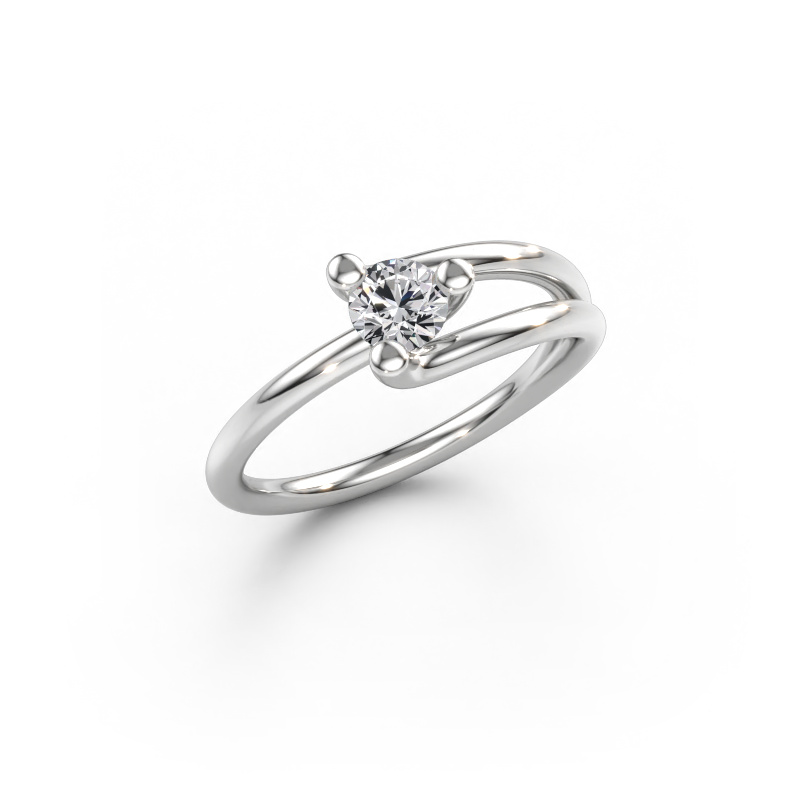 Afbeelding van Ring Roosmarijn 950 platina Lab-grown diamant 0.30 crt
