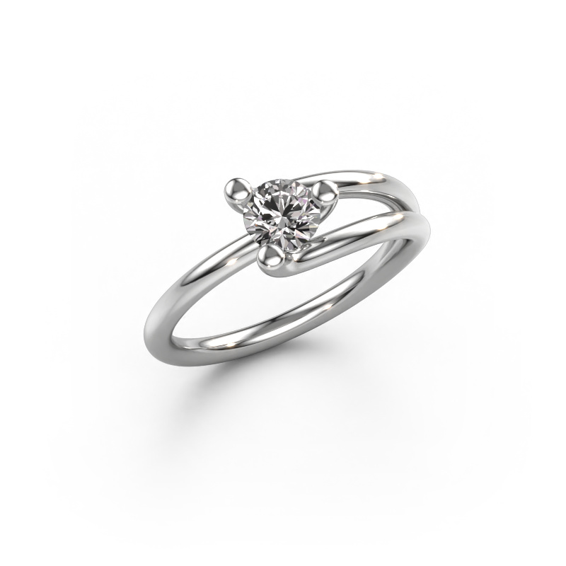 Bild von Ring Roosmarijn 950 Platin Diamant 0.40 crt