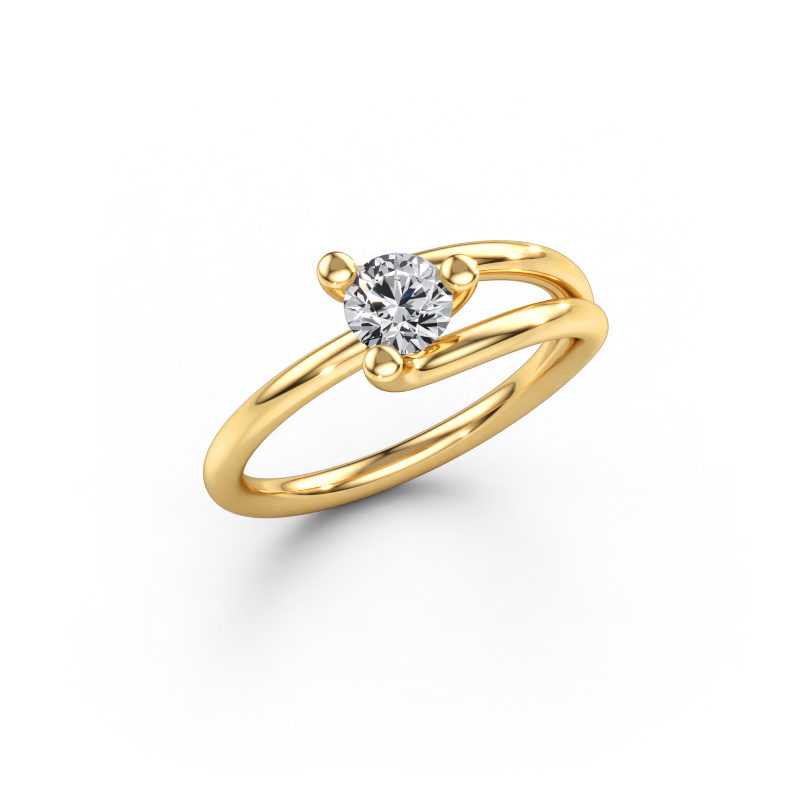 Immagine di Anello Roosmarijn 585 oro Diamante 0.40 crt