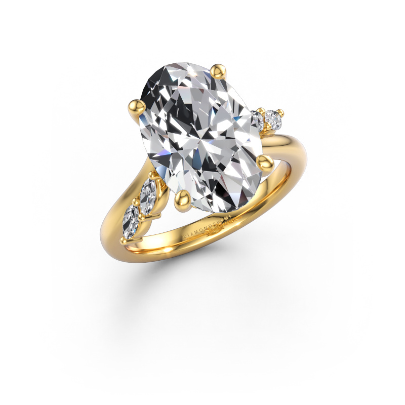 Bild von Verlobungsring Rosalee OVL 585 Gold Lab-grown Diamant 5.65 crt