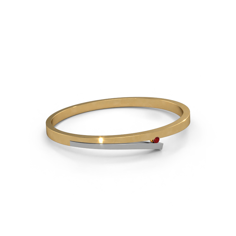 Image of Bangle Rosario 585 gold Ruby 3 mm
