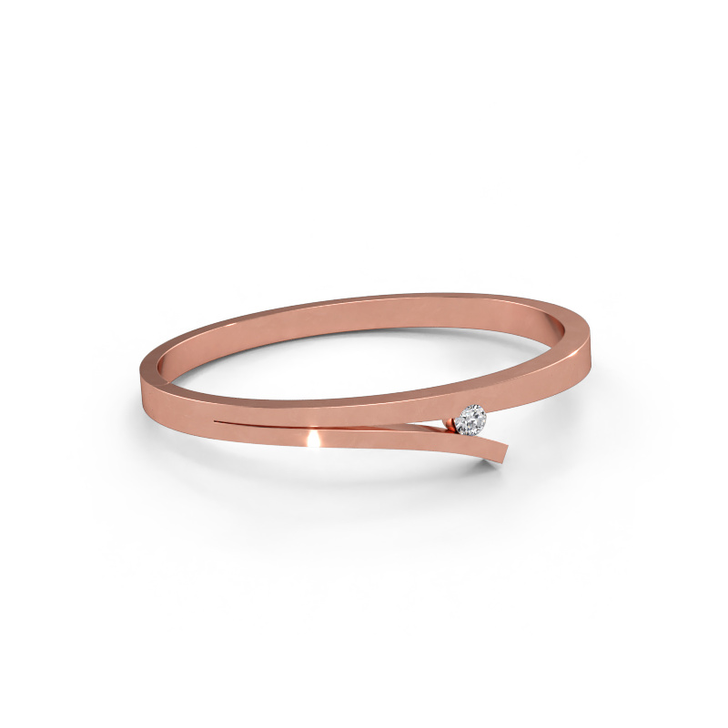 Bild av Armring Rosario 585 roséguld Diamant 0.40 crt