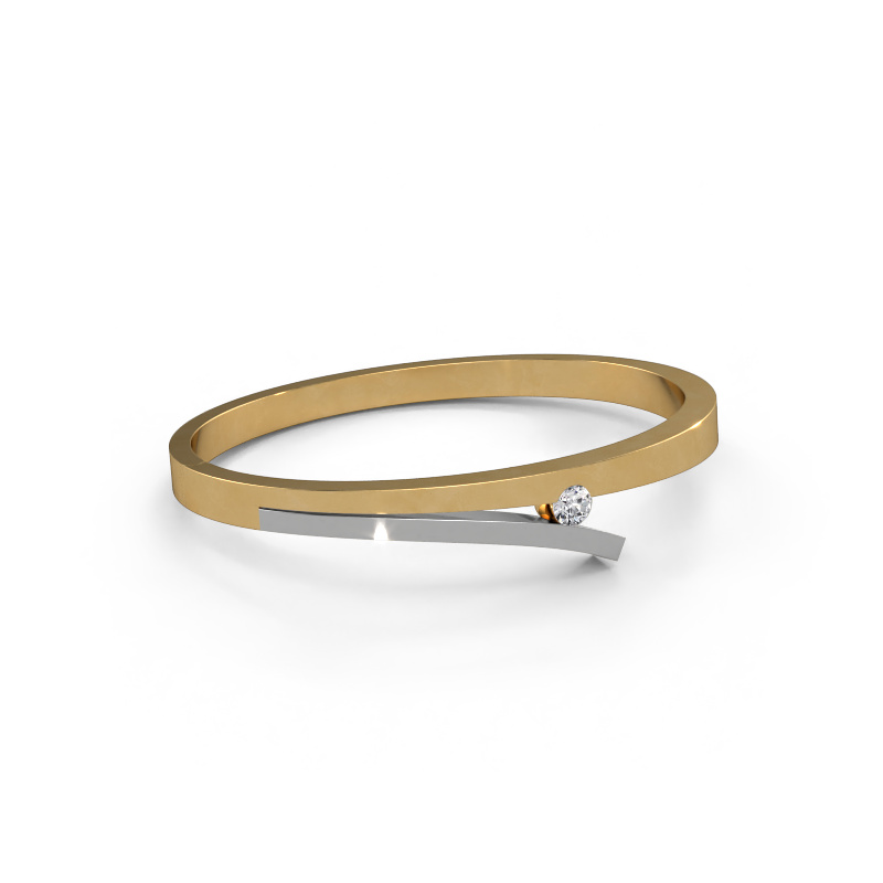 Image of Bangle Rosario 585 gold Diamond 0.50 crt