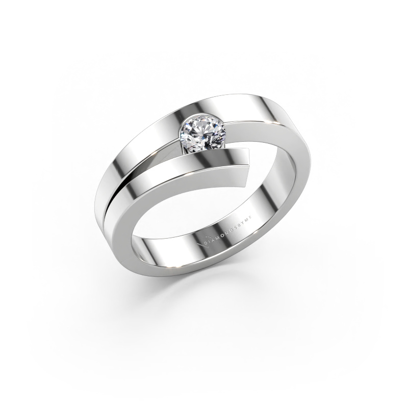 Bild av Ring Rosario 585 vitt guld Diamant 0.30 crt