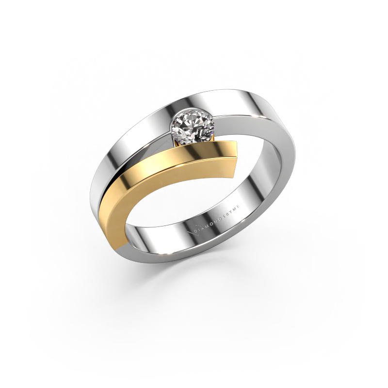 Image of Ring Rosario 585 white gold Diamond 0.30 crt