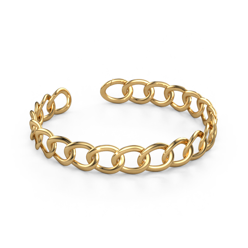 Bild von Armband Rose 12mm Massiv - 585 Gold