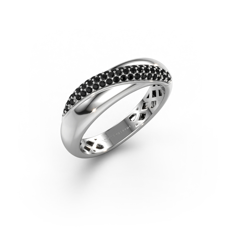 Image of Ring Rosie 950 platinum Black diamond 0.309 crt