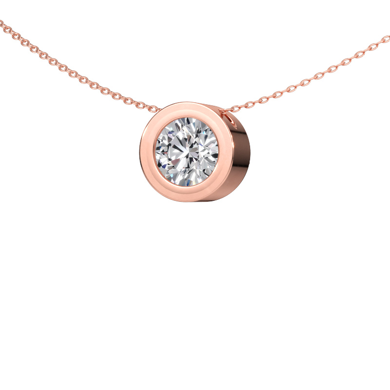 Immagine di Ciondolo Ise 585 oro rosa Diamante lab grown 2.00 crt