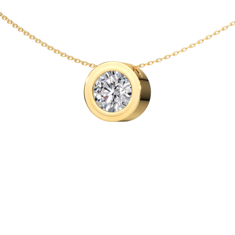 Bild av Hänge Ise 585 gult guld Labbodlad diamant 2.00 crt