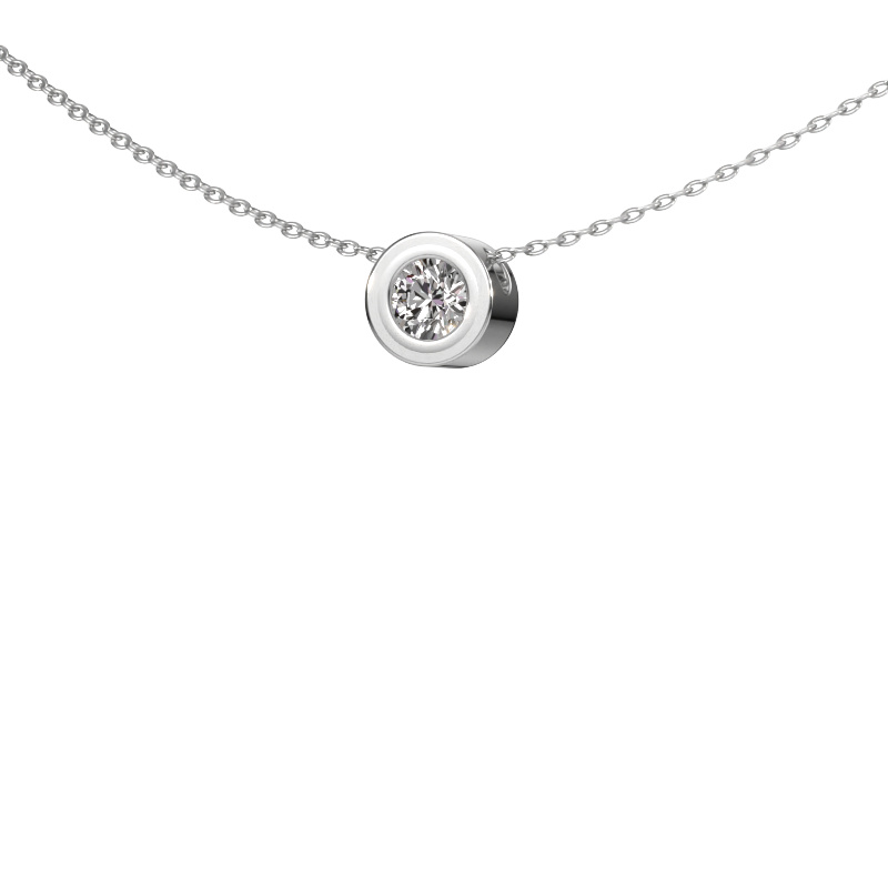 Image of Pendant Ise 950 platinum Diamond 0.30 crt