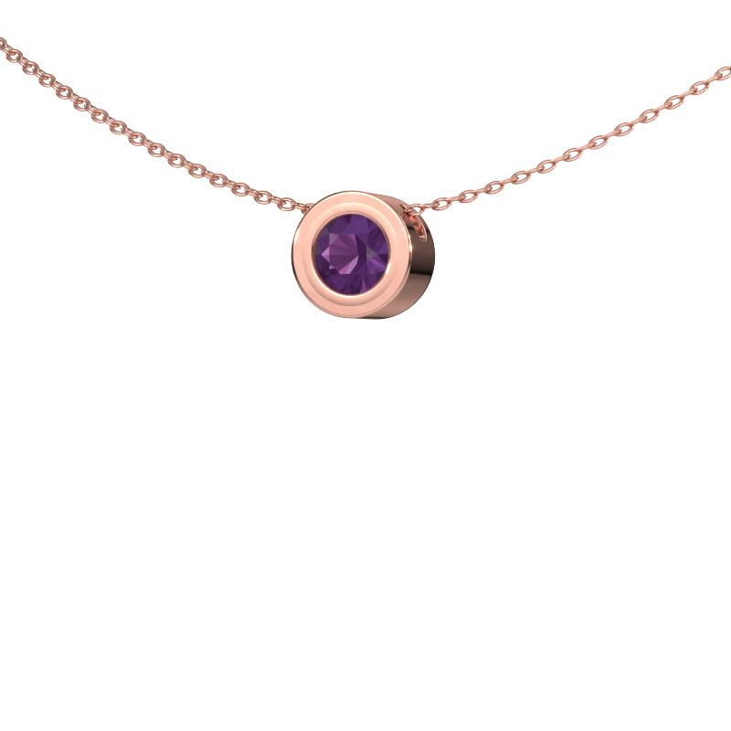 Bild von Anhänger Ise 585 Roségold Amethyst 5 mm