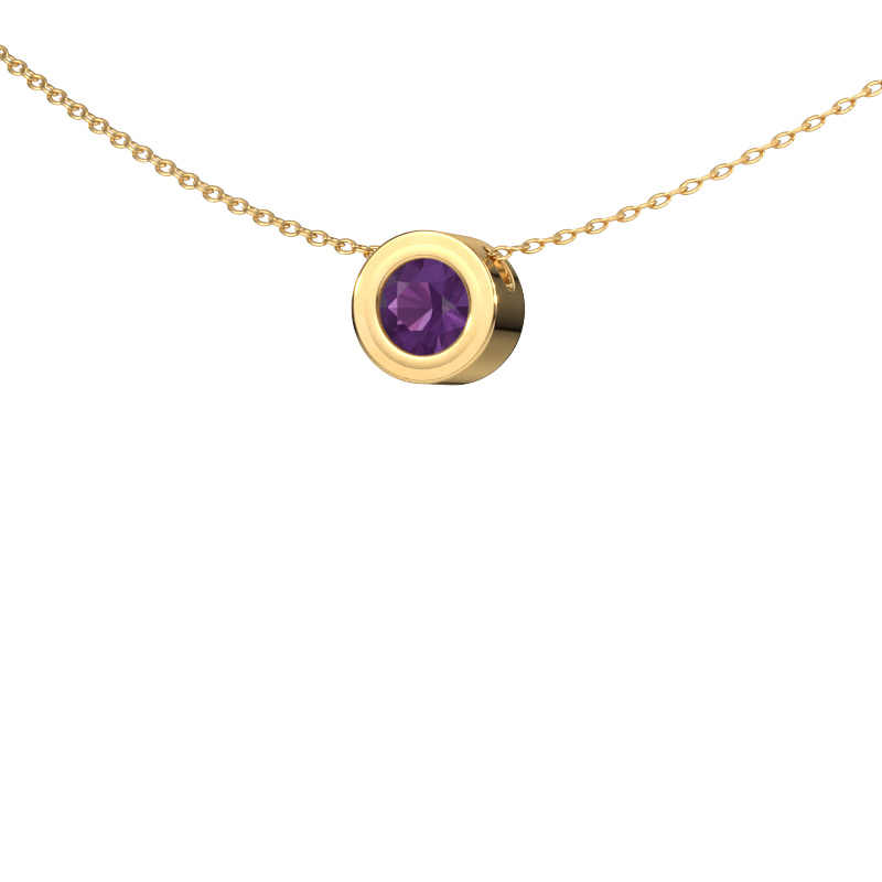 Afbeelding van Hanger Ise 585 goud Amethist 5 mm