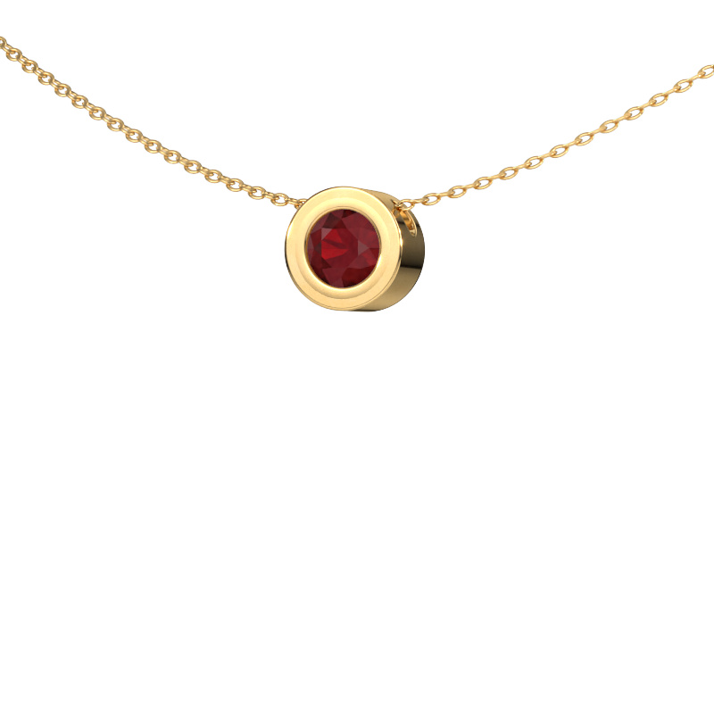 Image of Pendant Ise 585 gold Ruby 5 mm